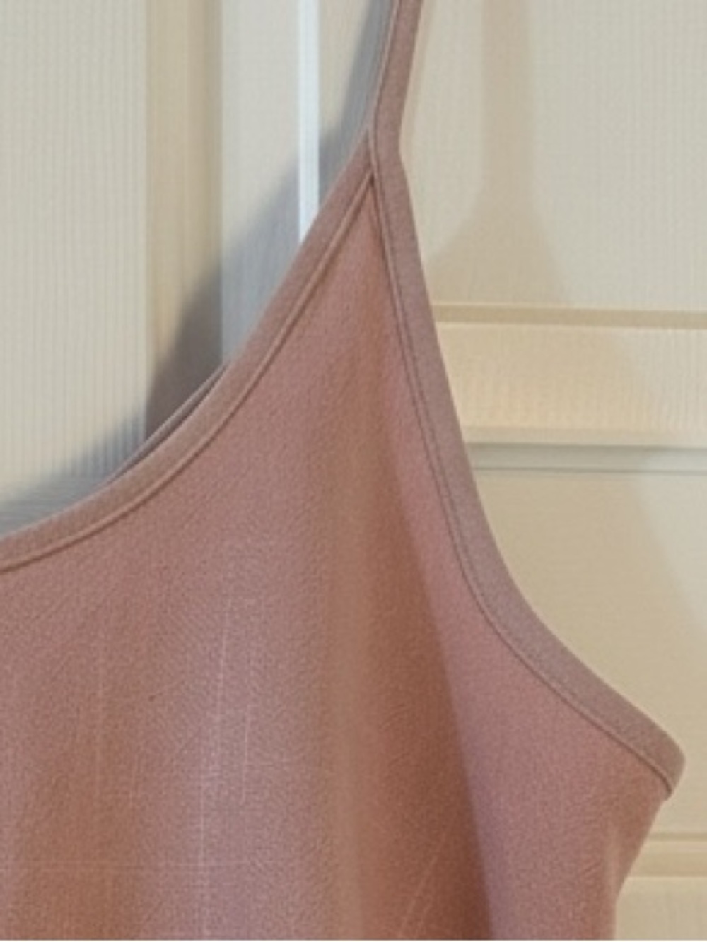 Topshop Polly Tie Front Tank Top Mauve Pink Button Front Cami Size 8 - Picture 9 of 9